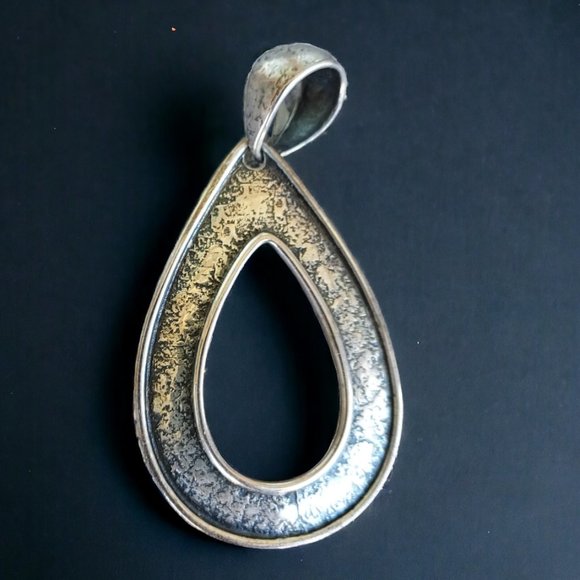 Silpada Jewelry - Retired Silpada S1870 Oxidized Textured Teardrop-Pendant Only